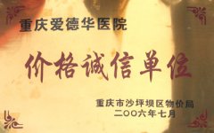 价格诚信单位
